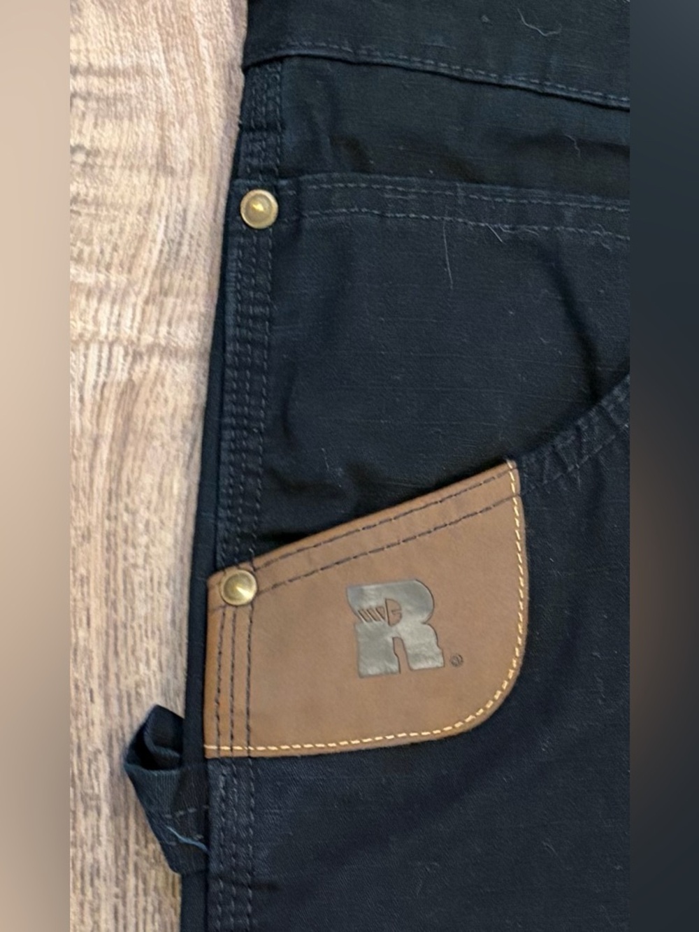 Wrangler Riggs Workwear Cargo Pants 44x32 Black Heavy Duty Utility Mens - Picture 7 of 10